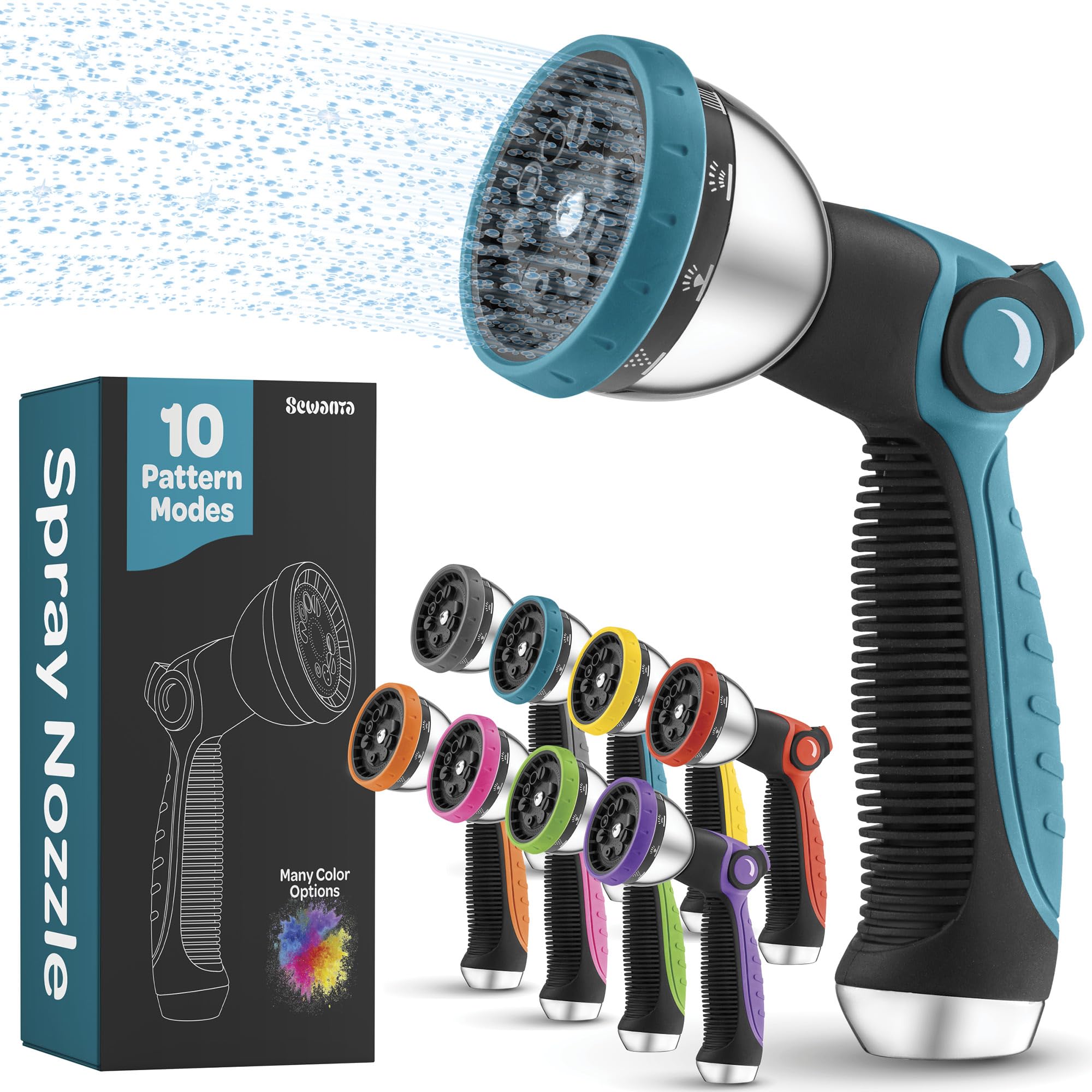 SEWANTA Hose Nozzle durable design for garden, car wash, and outdoor tasks
