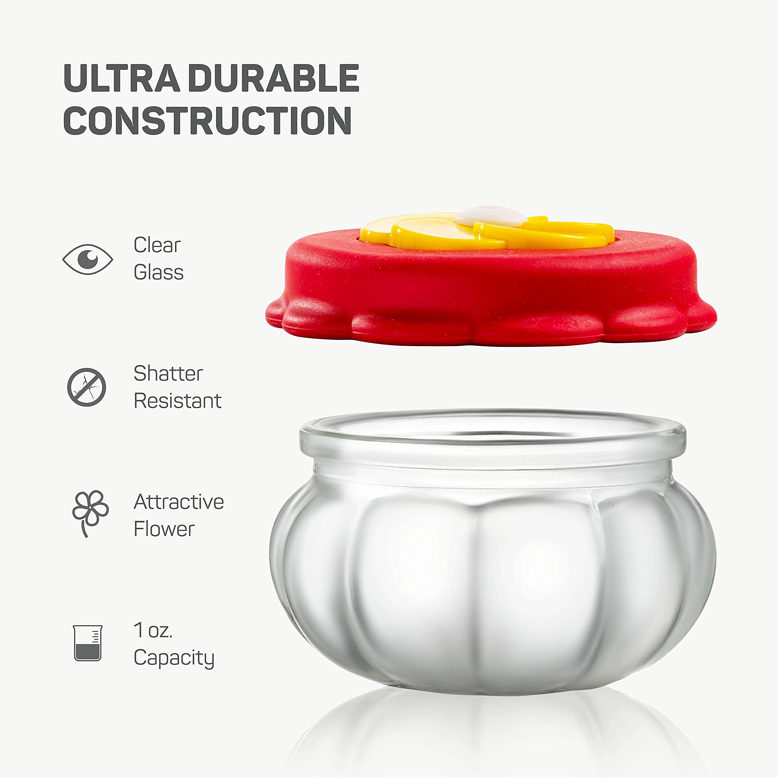 SEWANTA durable glass body suited for seasonal outdoor use.