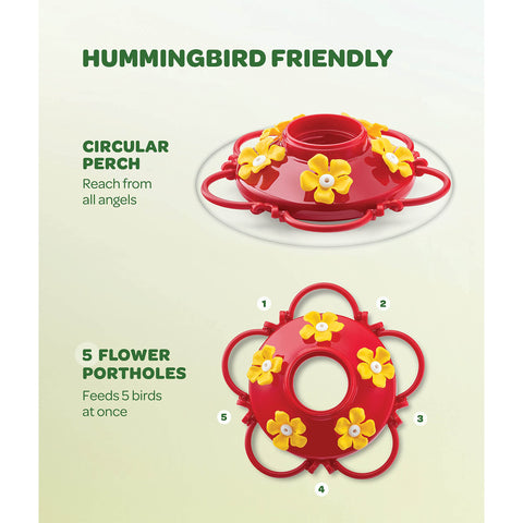 SEWANTA leakproof reservoir keeps nectar contained during use