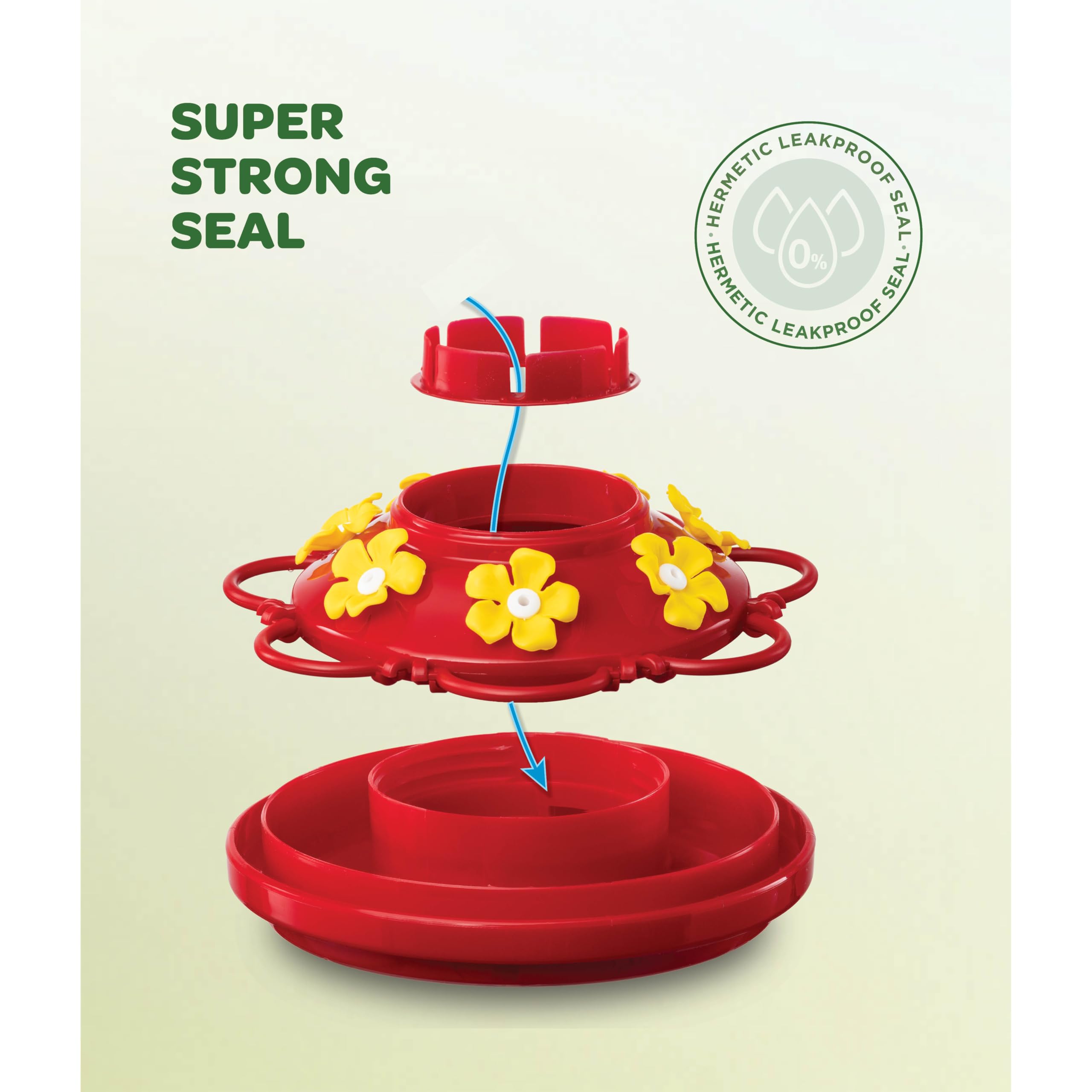 SEWANTA hummingbird feeder clear glass helps observe nectar levels at a glance