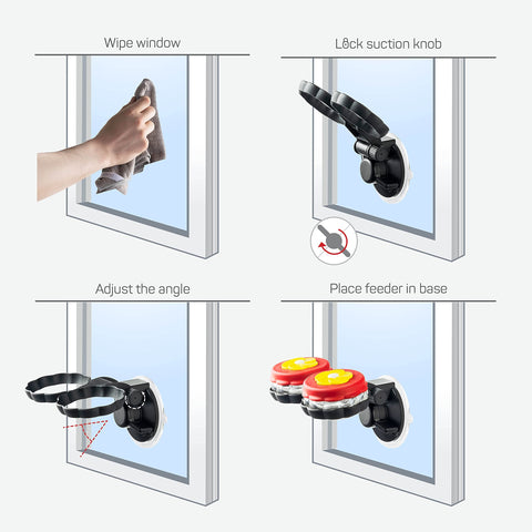SEWANTA leakproof lid prevents nectar spills during handling.