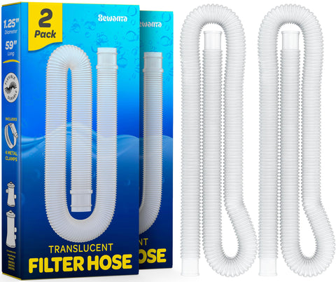 SEWANTA replacement hose for above-ground pools with 1.25 inch diameter.