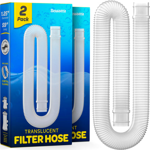 Visible flow check helps ensure smooth pool circulation.