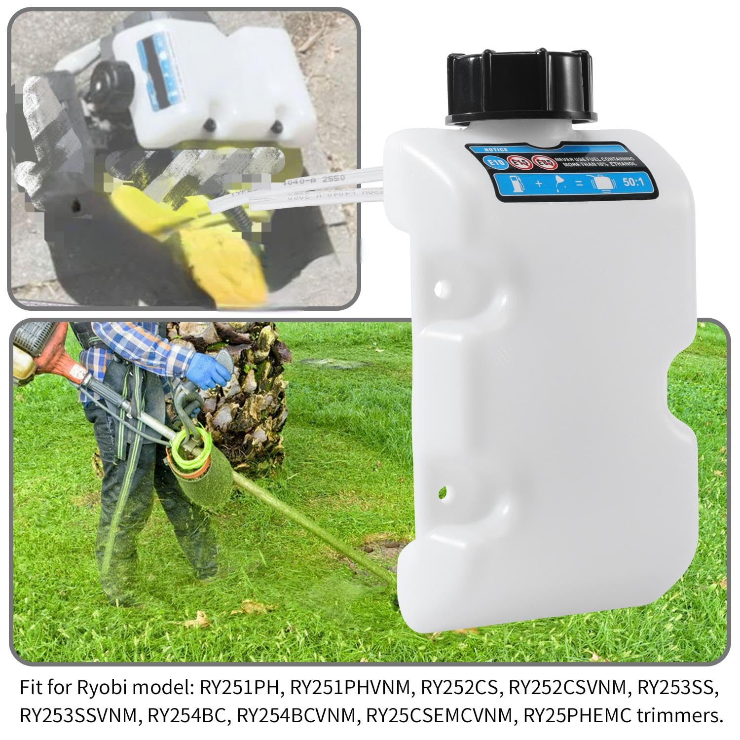 Seweder compatibility-308682055 chart shows Ryobi, Toro, Homelite fitment.