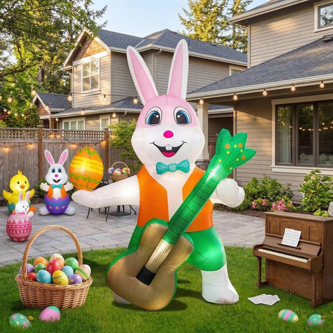 SeWRung stable base with sandbag for 6ft inflatable bunny