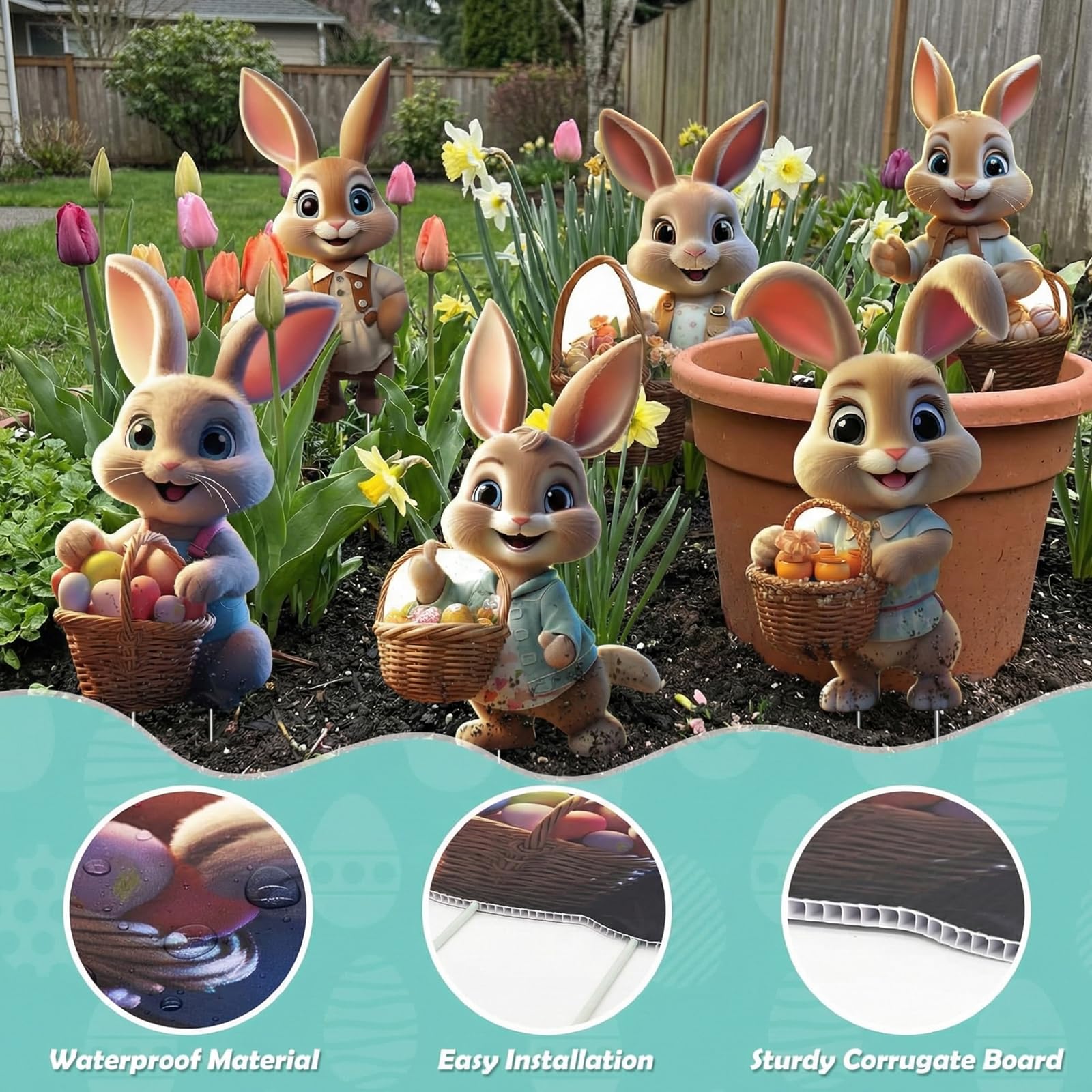 SewRung Easter signs versatile for community events and festive celebrations.