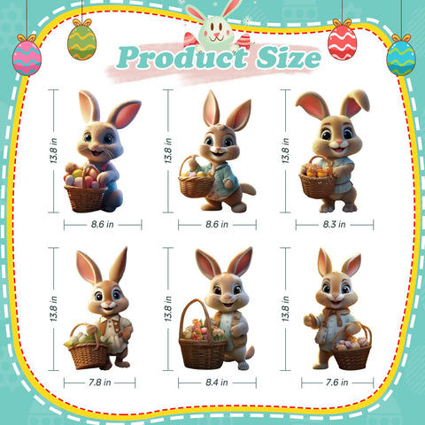 SewRung outdoor spring bunny signs enhance curb appeal in any yard.