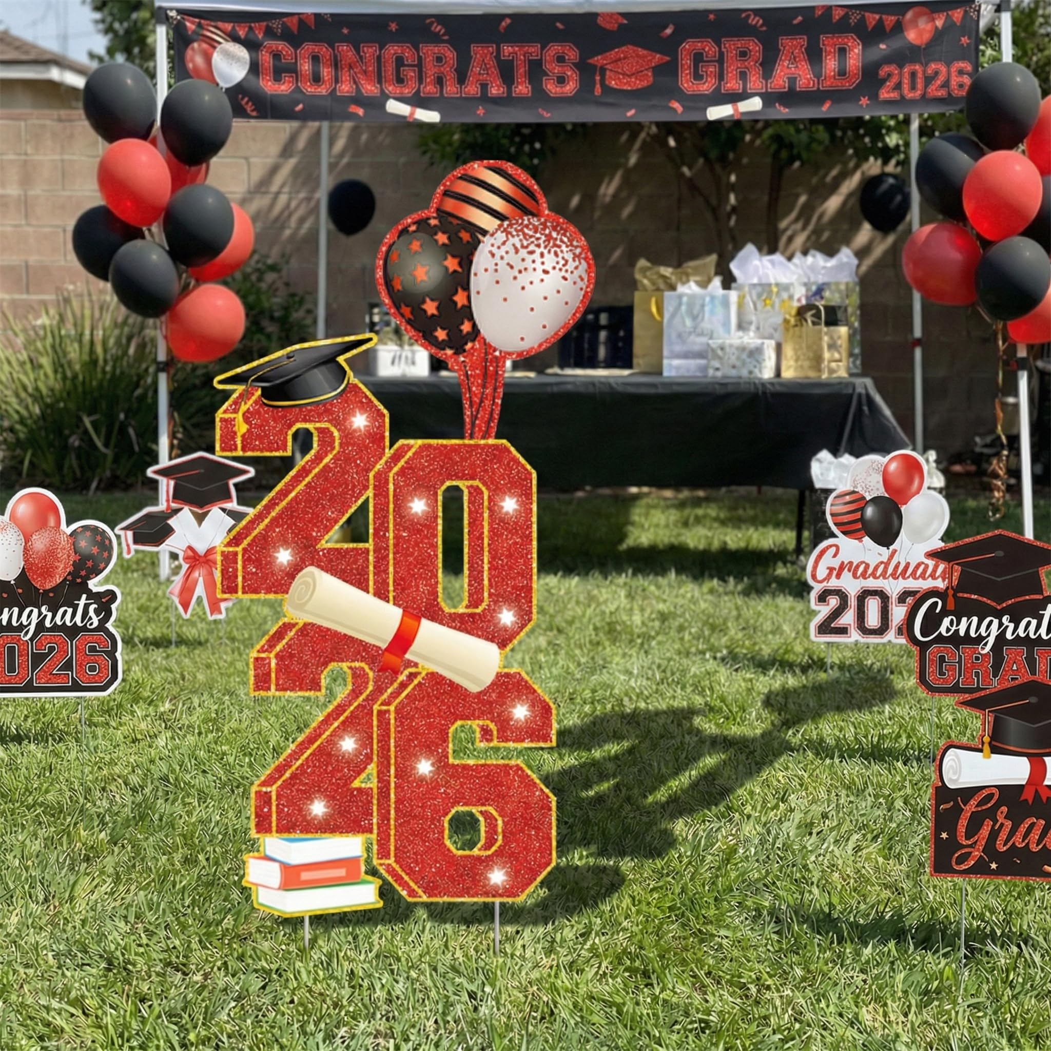 sewrung yard sign stakes easy setup for quick lawn display.