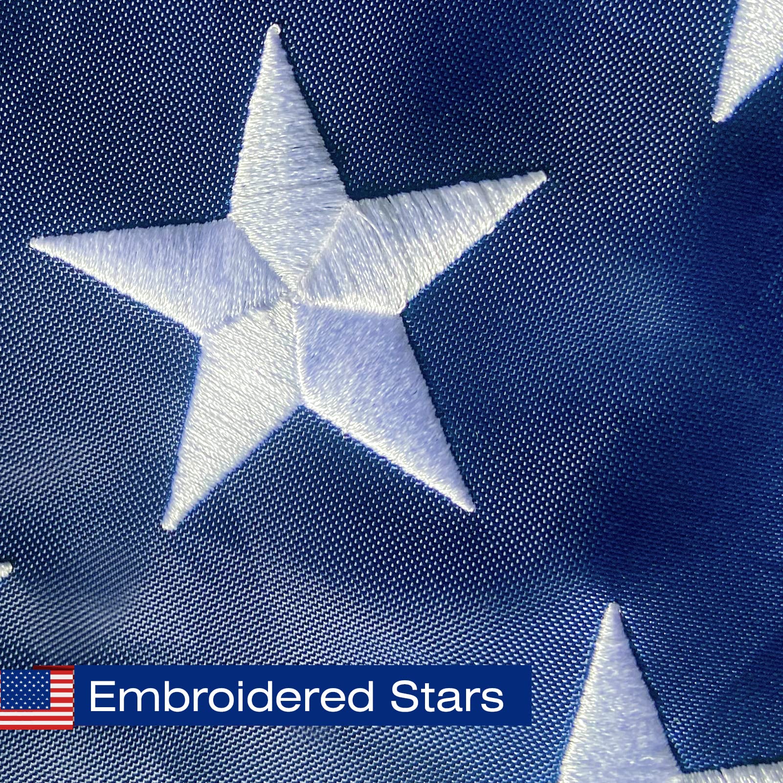 Sexlieu American flag sewn stripes for classic durable aesthetic at parades
