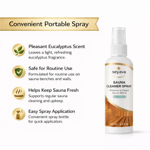 Seyava sauna cleaner kit eucalyptus aroma enhances freshness