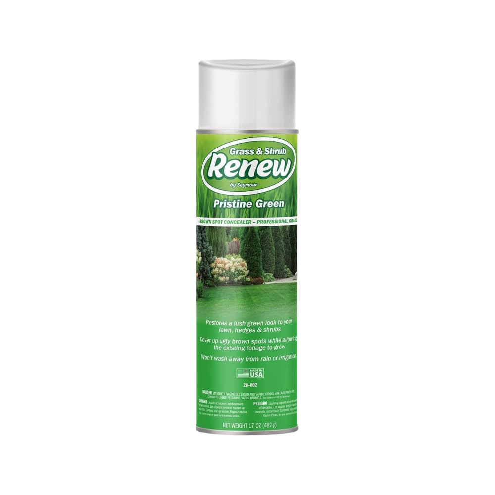 Seymour RENEW Pristine color blends with grass and shrubs for a natural look.