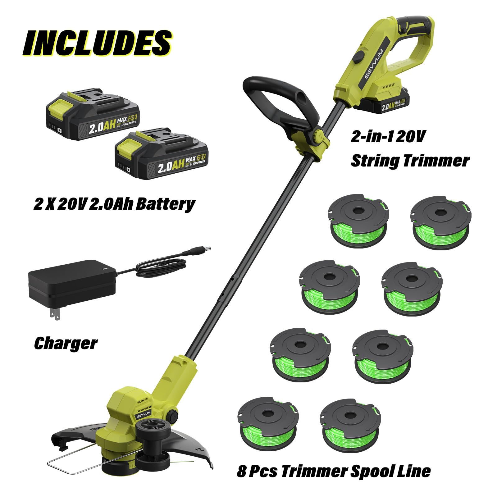 SEYVUM ergonomic handle and design reduce fatigue during use.