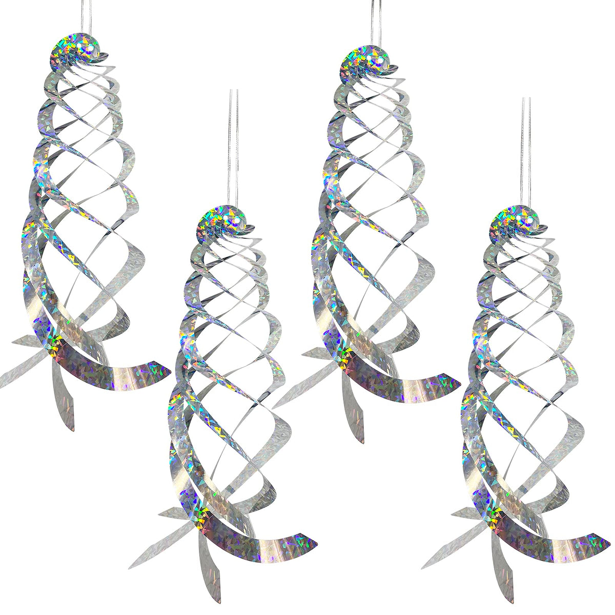 Sfcddtlg spiral reflector deters birds with bright reflections near windows.