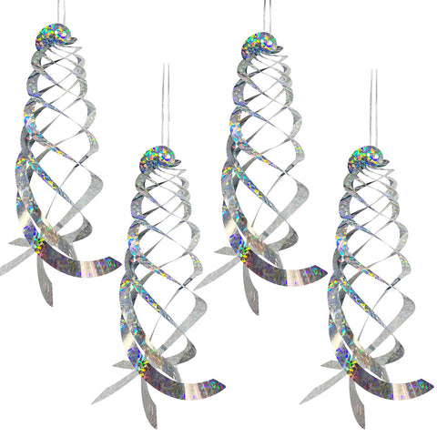 Sfcddtlg spiral reflector deters birds with bright reflections near windows.