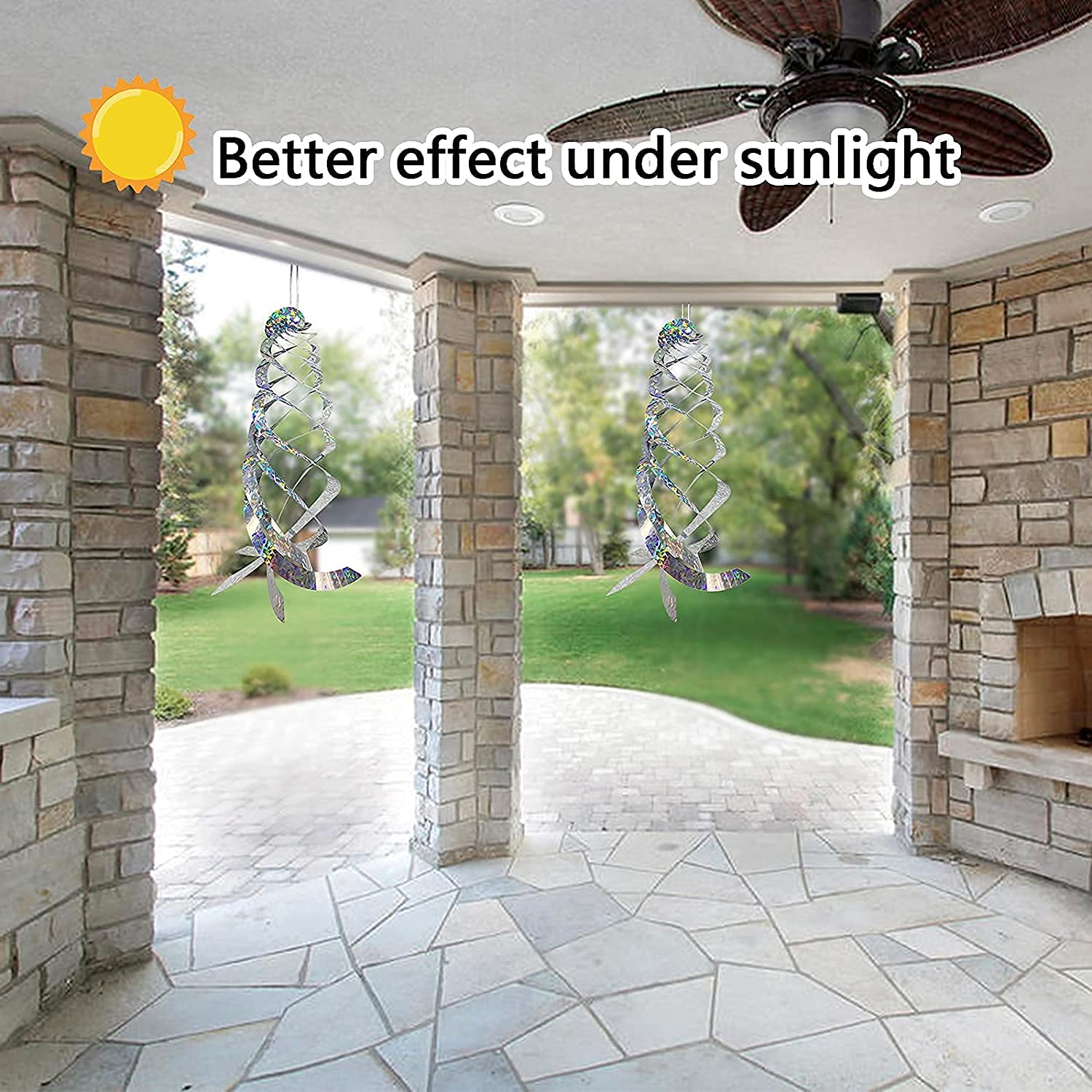 Sfcddtlg durable plastic construction withstands wind and weather.