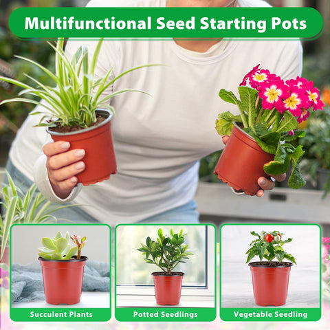 Sfee 100 plant labels included for organized seedling tracking.
