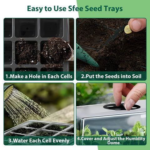Sfee waterproof labels included for easy organization