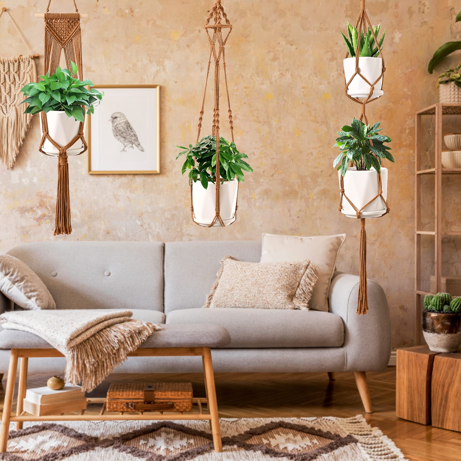 SFENNGPET Macrame Hangers no beads design for modern interiors