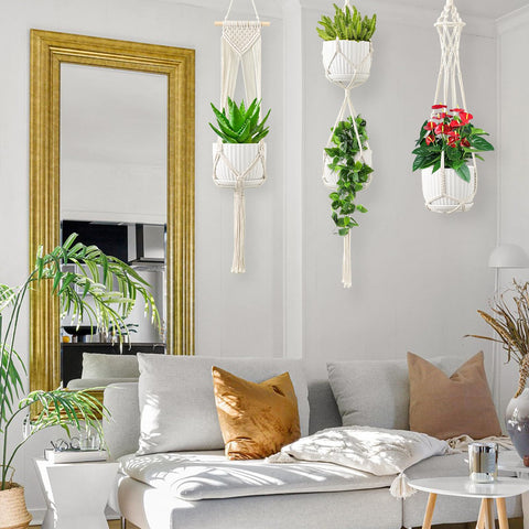 SFENNGPET hanger styles tassel and no-tassel options for boho decor.