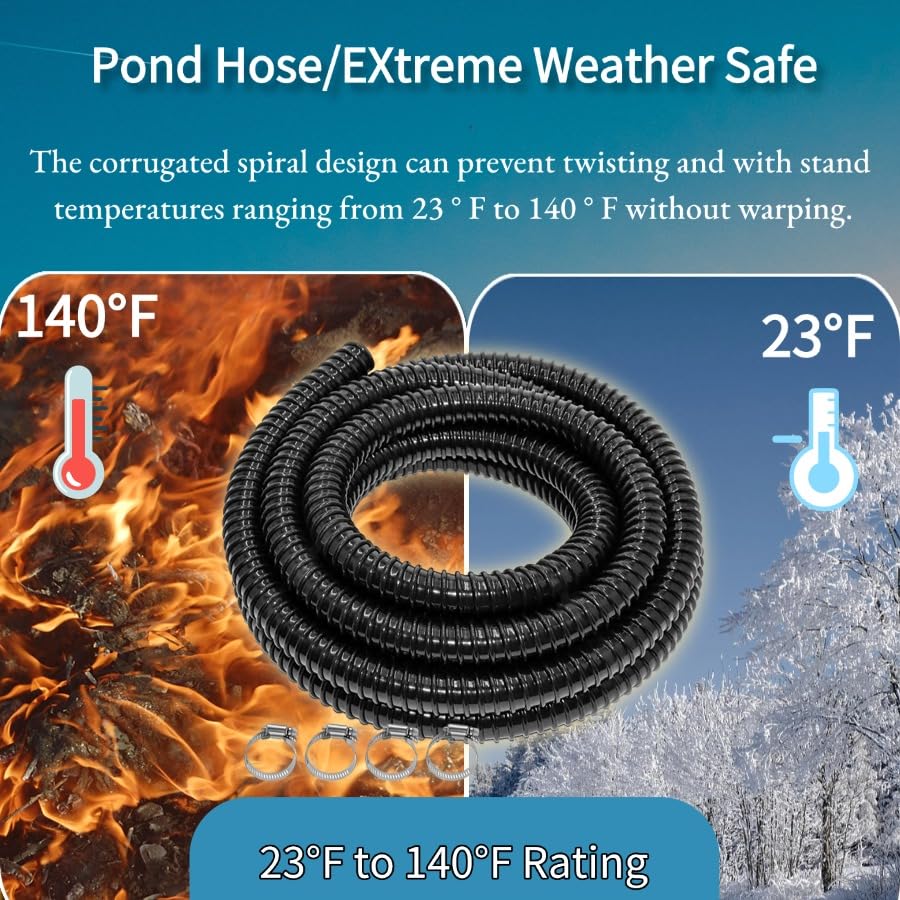 Burial-friendly SFHXL tubing for corners and direct burial in ponds