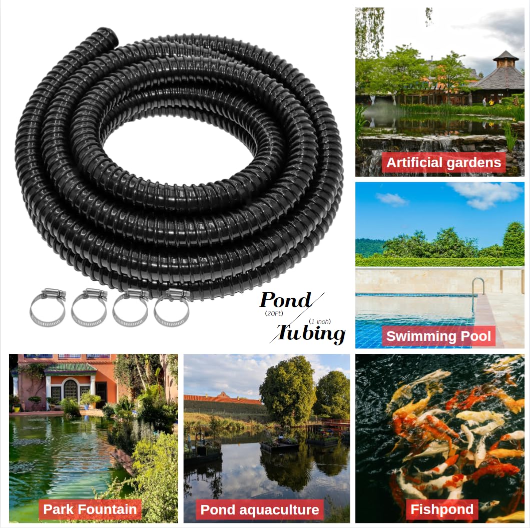 Safe for ponds and aquatic life with SFHXL tubing installation