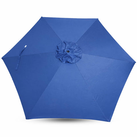 sfmora 9ft canopy over a 6-rib umbrella provides durable shade