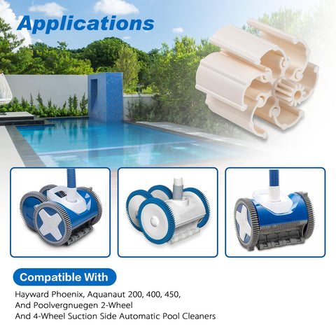 Durable, salt- and alkali-resistant Sfneer PVXH038SA kit supports long-lasting pool cleaning.