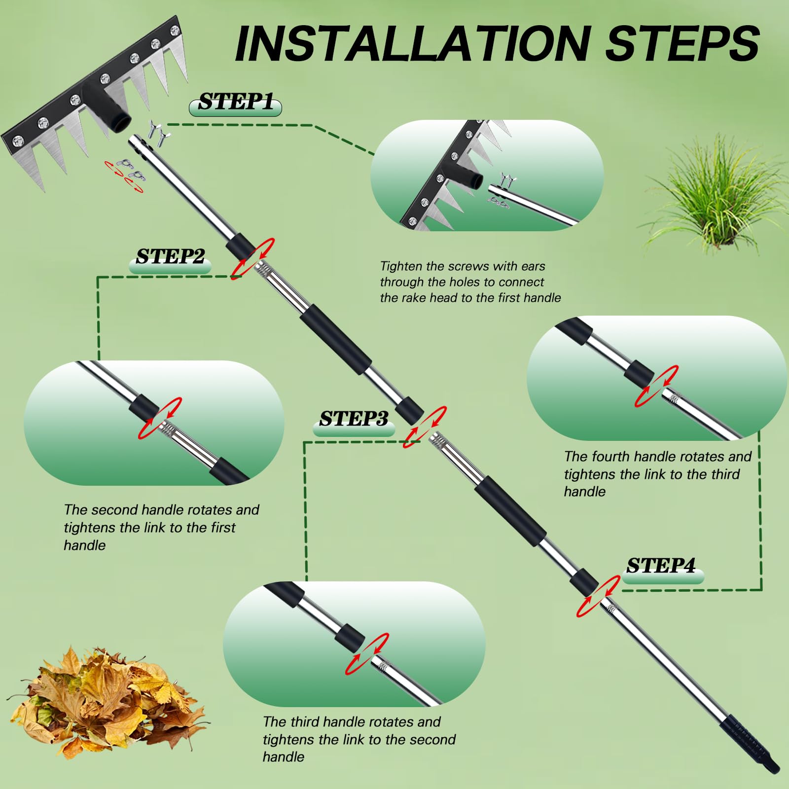 SFPNSHHY adjustable-length handle extended for comfortable reach in tight spaces.