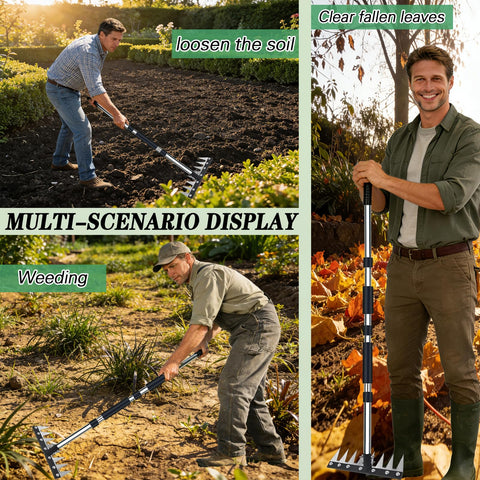 SFPNSHHY compact-use design fits in small spaces for soil loosening.
