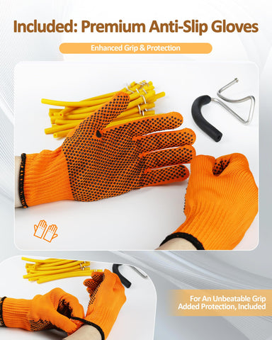 SFTPO ergonomic grooved grip reduces slippage during use.