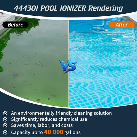SFYJZJUUS 444301 universal compatibility demonstrates versatile use with above-ground and in-ground pools