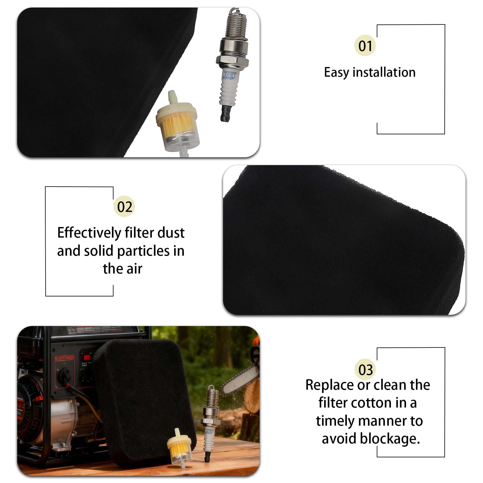 SGBTB kit in packaging displays complete air, fuel, and spark plug set