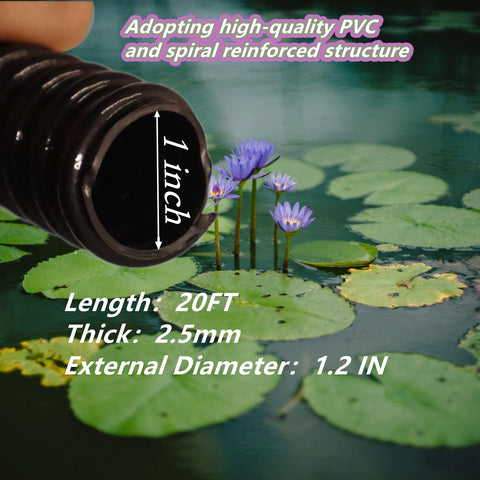 SGZFTAO pond tubing ready for ponds, fountains and waterfalls setups