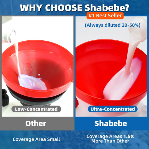 Shabebe Mulch Glue blue tint visibility demonstrates even application.