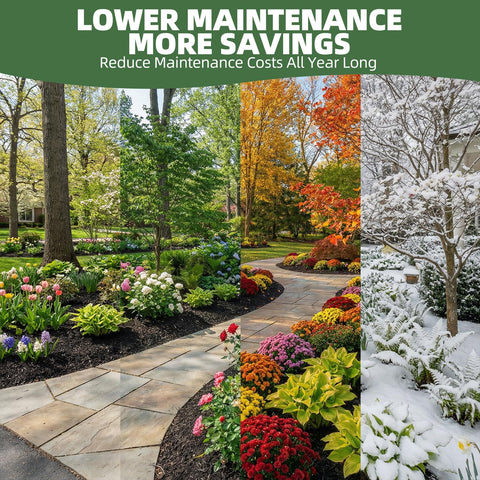 Shabebe Mulch Glue dries in 12–24 hours for fast landscape refresh