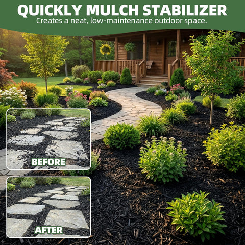 Shabebe Mulch Glue sprayer head enabling even distribution on gravel and mulch
