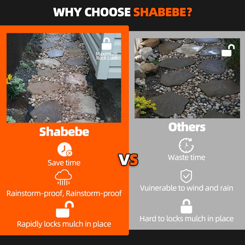 Shabebe Mulch Glue Water-Based Formula is safe for pets and plants.
