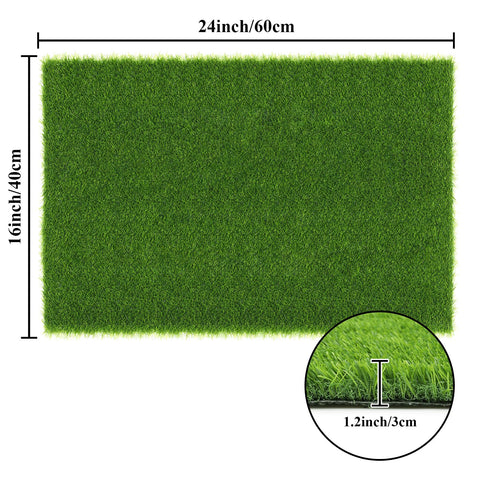SHACOS door mat side view highlights sturdy backing for outdoor use