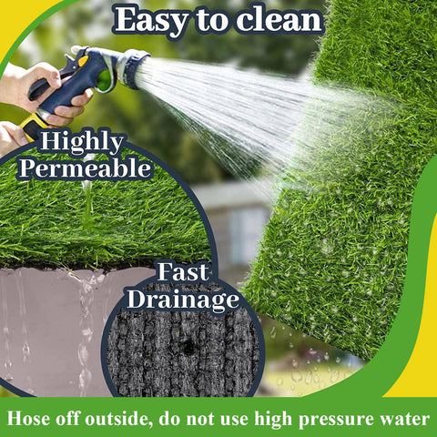 SHACOS indoor-outdoor mat is easy to install and clean
