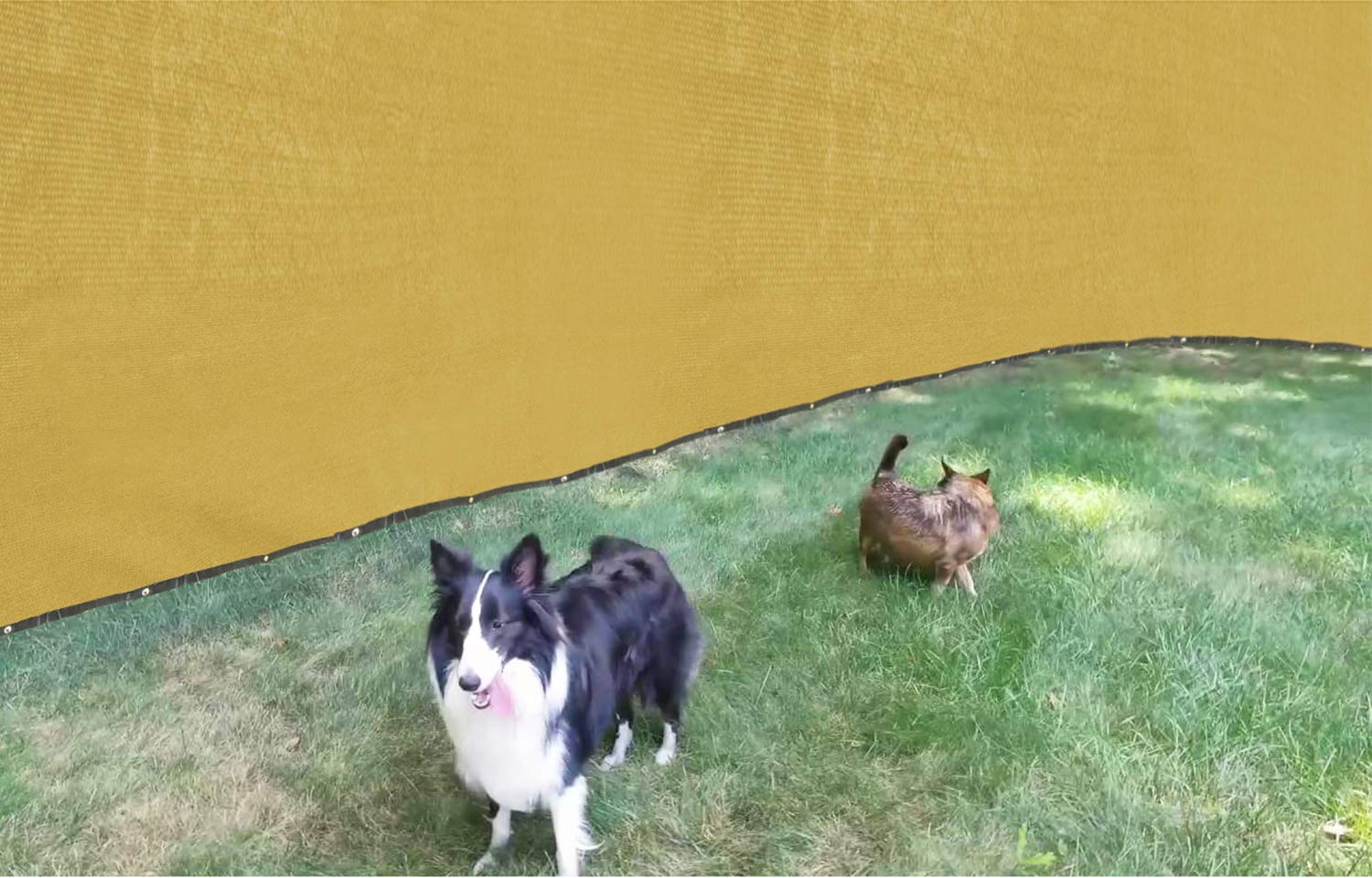 Shade&Beyond fence screen blocks 90% of visibility for patios