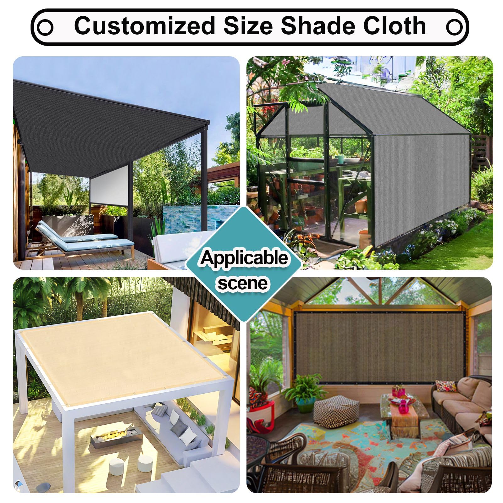 Shade&Beyond shade cloth helps protect furniture and plants from sun exposure