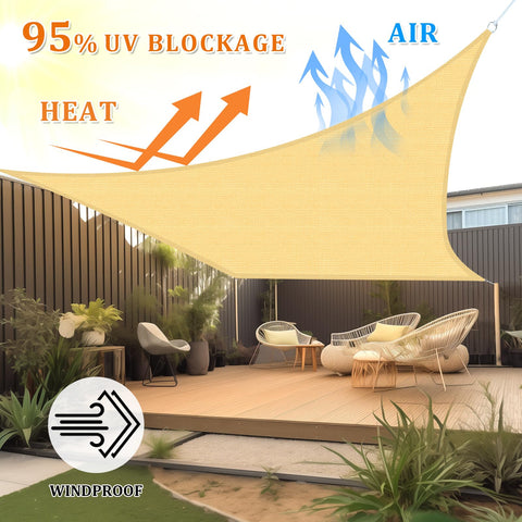 Shade&Beyond hdpe 185gsm fabric close-up highlighting durability and texture.