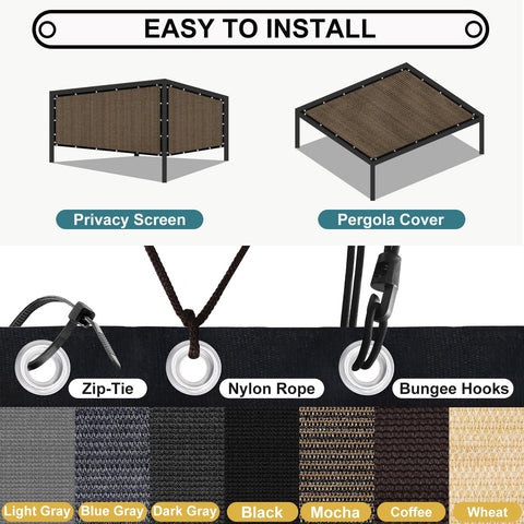 Shade&Beyond heat-reducing shade cloth keeps patios cooler.