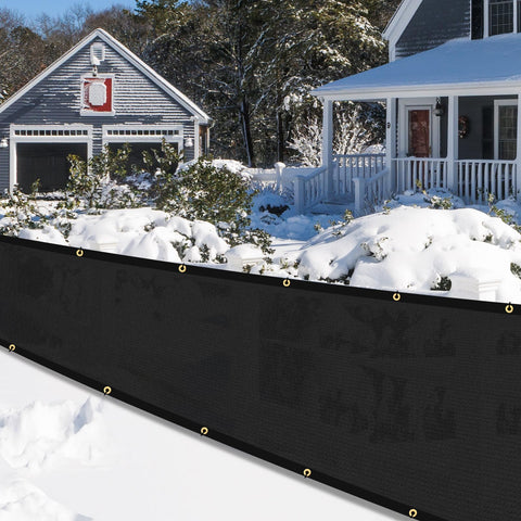 Shade&Beyond outdoor mesh fence cover enhancing garden decor