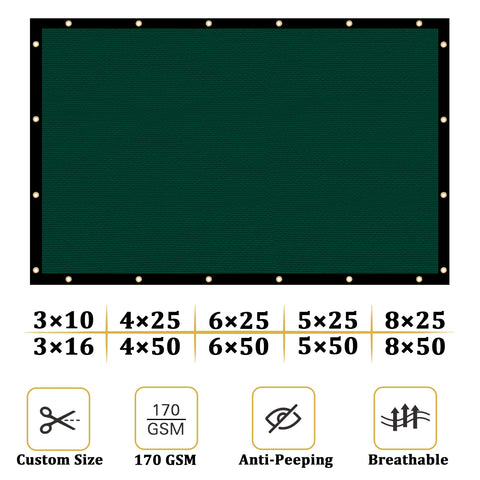 Shade&Beyond privacy screen ideal for outdoor walls and balconies.