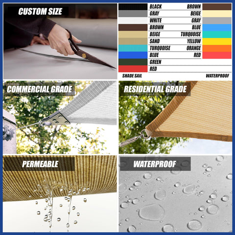 ShadeMart stainless steel corner D-rings highlight durable hardware for secure installations