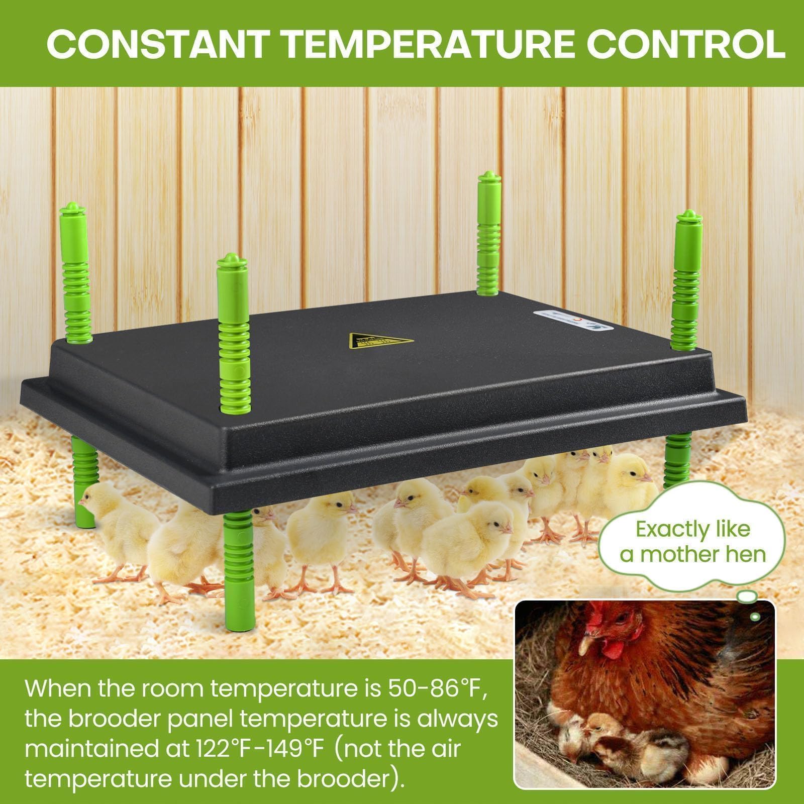 Shaledig 30W energy-saving plate delivers steady warmth efficiently.