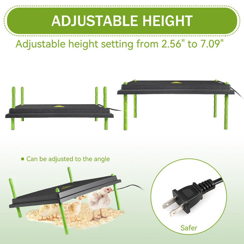 Shaledig 50W energy-saving heating keeps chicks cozy with low power.