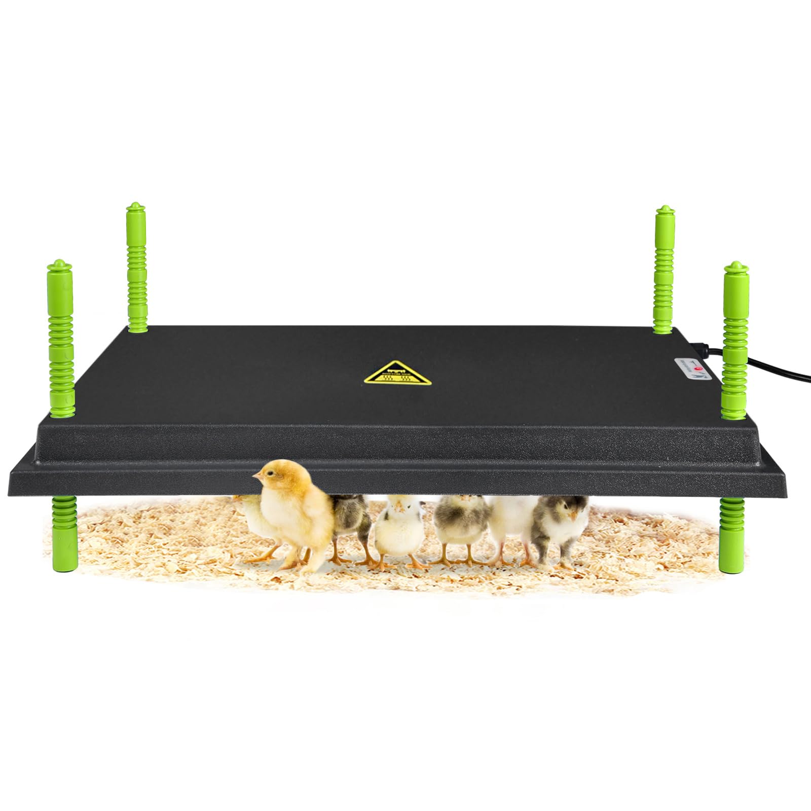 Shaledig safe heating plate for chicks with simple operation.