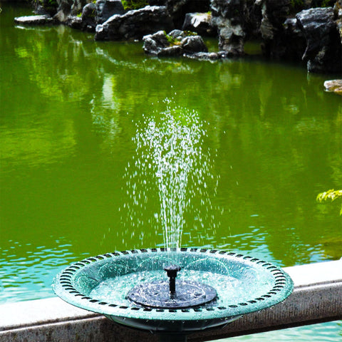 SHANCHAHUA solar fountain nozzle heads close-up highlighting pattern variety.